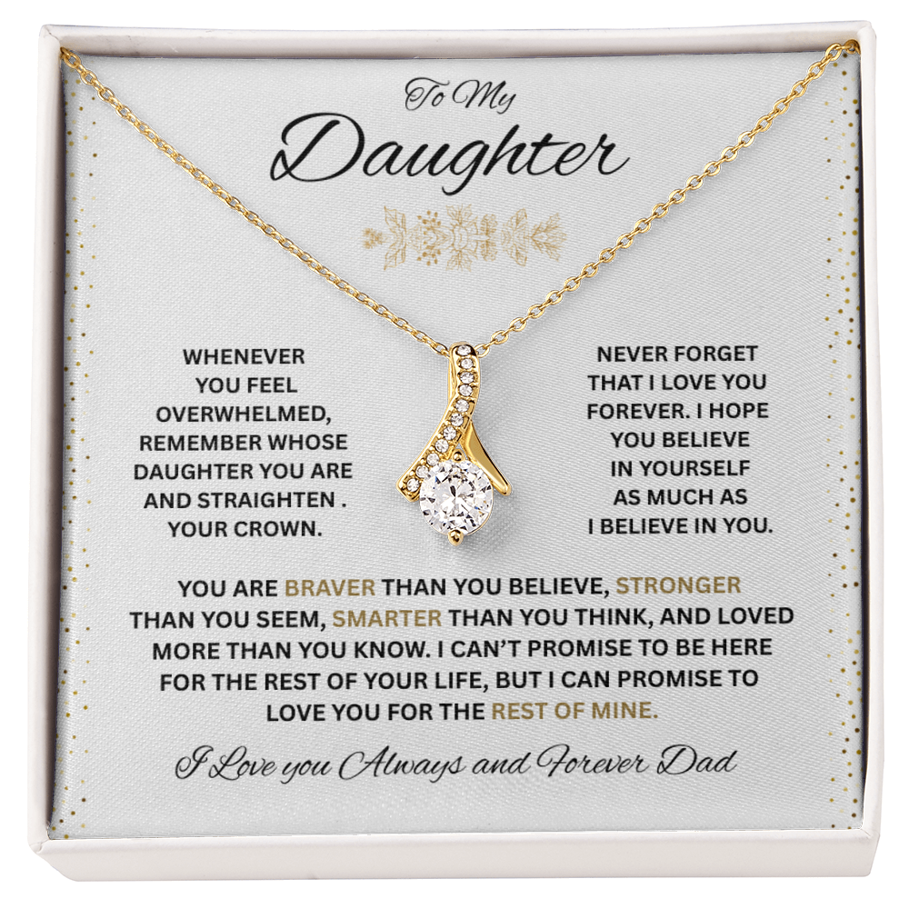To My Daughter - Alluring Beauty necklace