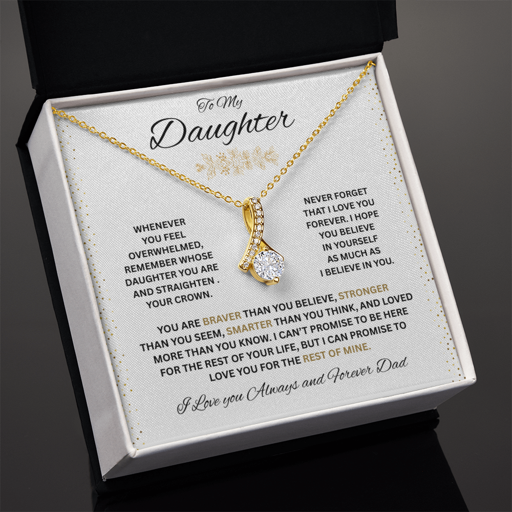 To My Daughter - Alluring Beauty necklace