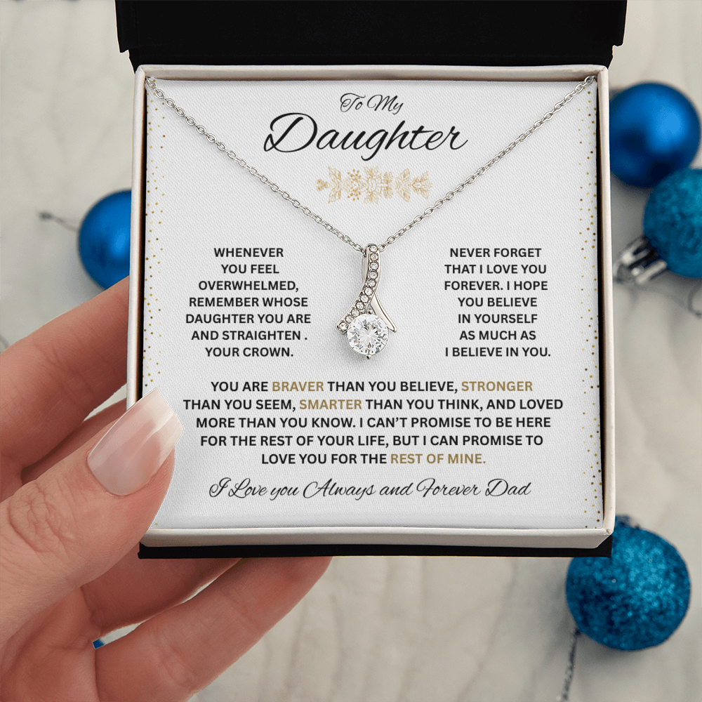 To My Daughter - Alluring Beauty necklace