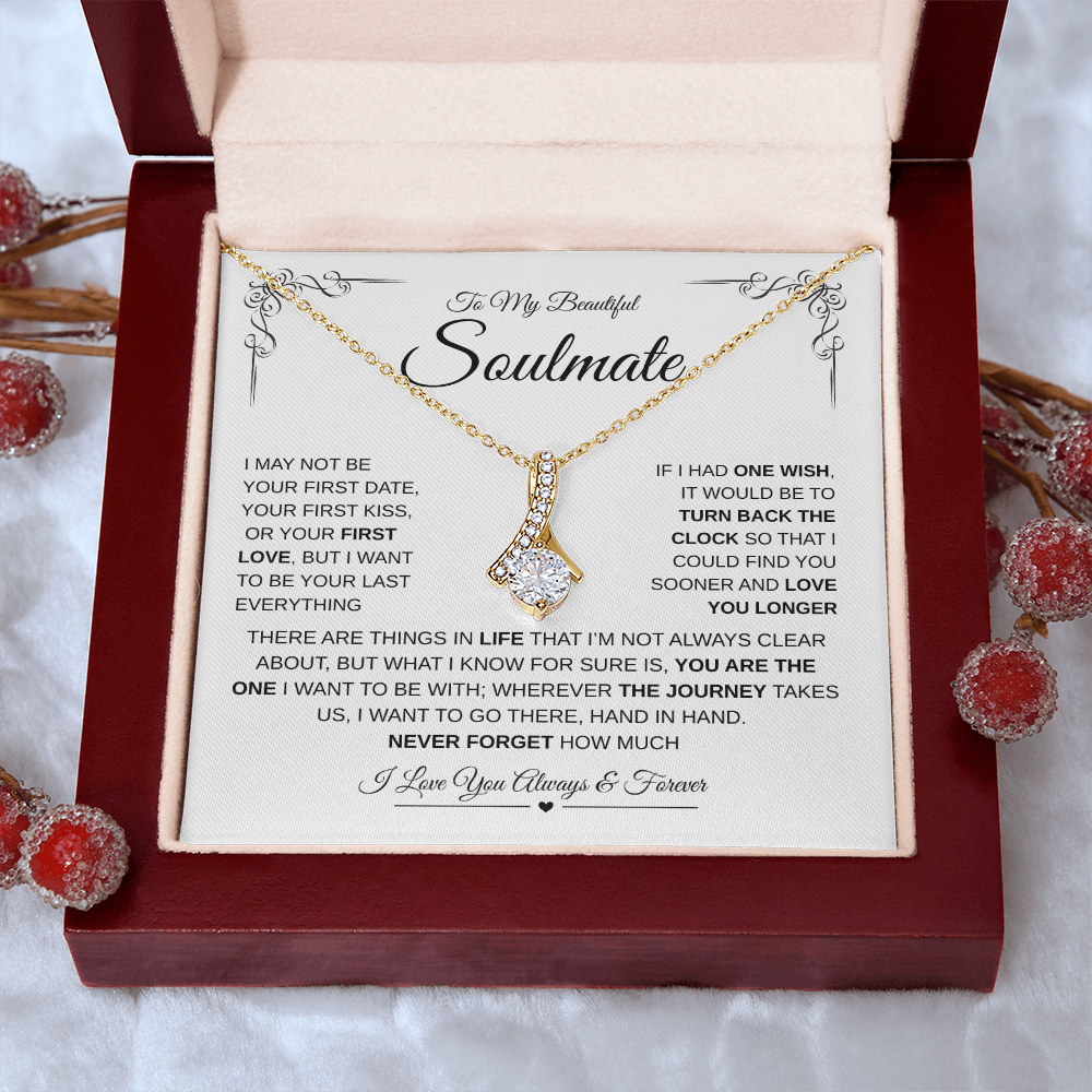 My Beautiful Soulmate –Alluring Beauty necklace - Romantic Gift