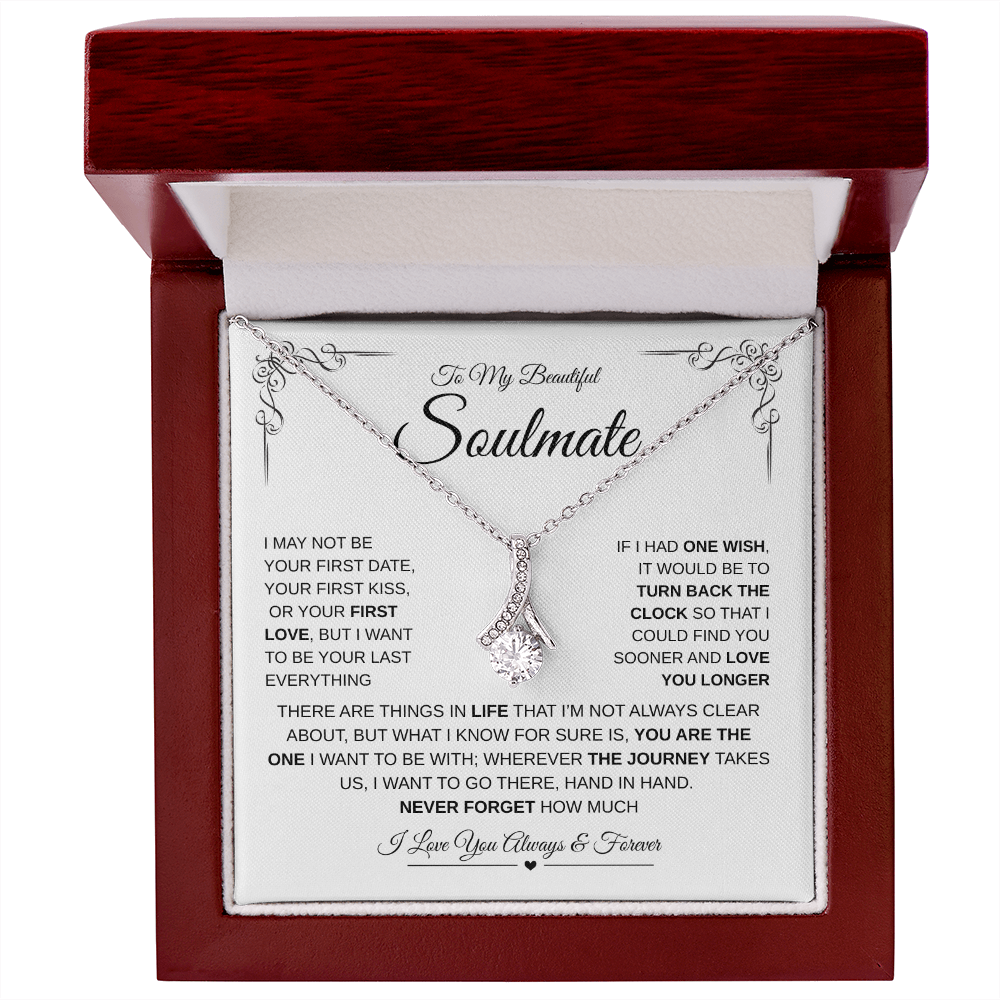 My Beautiful Soulmate –Alluring Beauty necklace - Romantic Gift