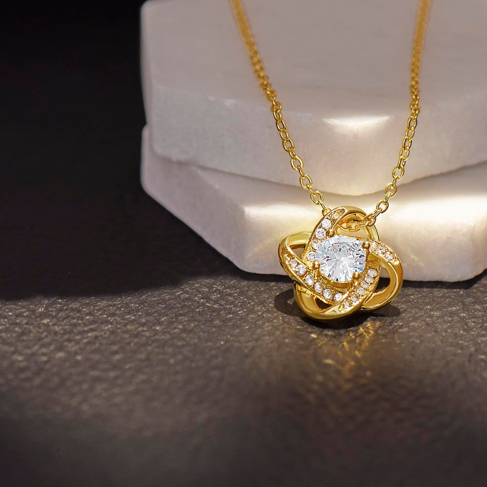 I'm Sorry-Love Knot Necklace