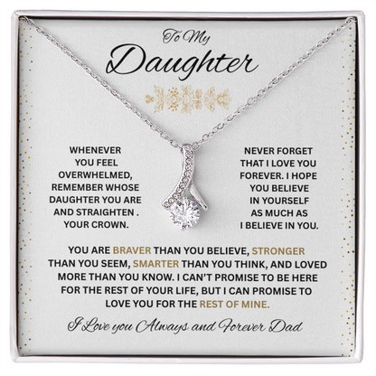 To My Daughter - Alluring Beauty necklace