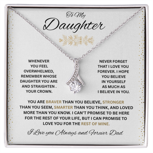 To My Daughter - Alluring Beauty necklace
