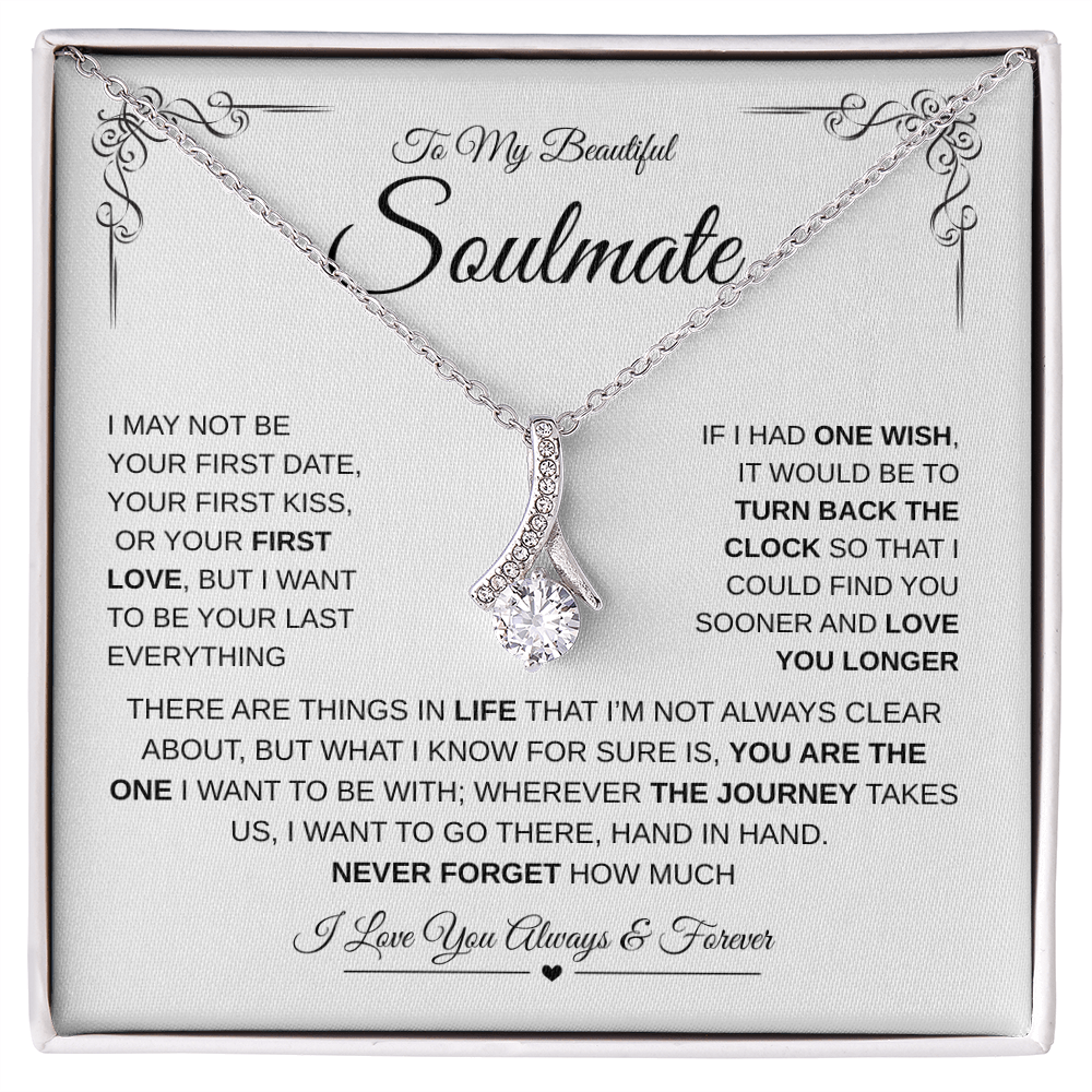 My Beautiful Soulmate –Alluring Beauty necklace - Romantic Gift