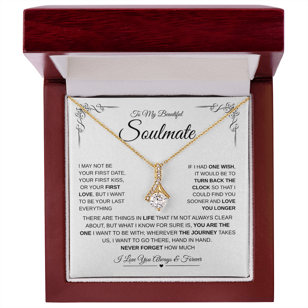 My Beautiful Soulmate –Alluring Beauty necklace - Romantic Gift