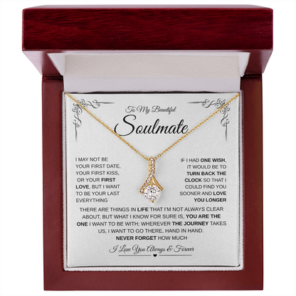 My Beautiful Soulmate –Alluring Beauty necklace - Romantic Gift