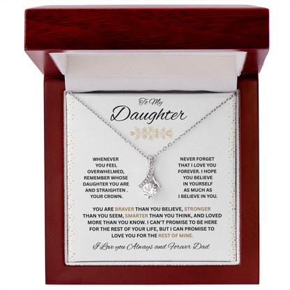 To My Daughter - Alluring Beauty necklace