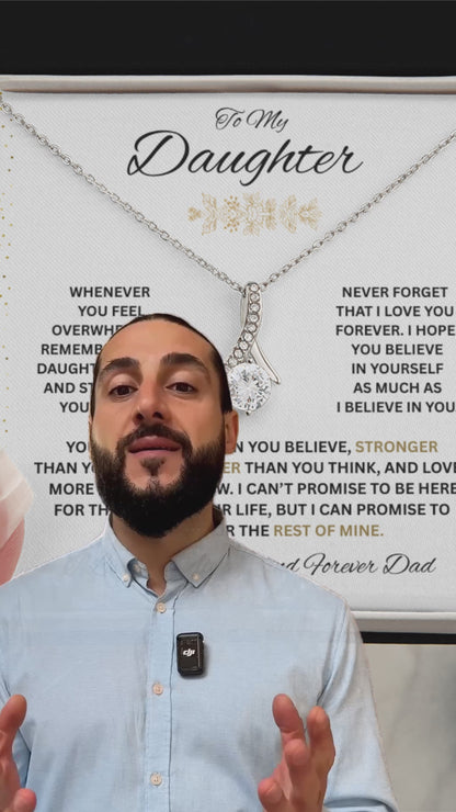 To My Daughter - Alluring Beauty necklace